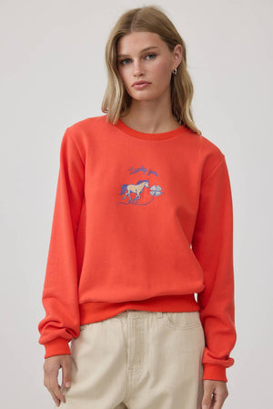 "Lucky You" Horse Sweatshirt