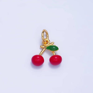 24K Gold Filled Cherry Charm