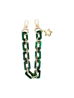 Green Camy Bag Chain