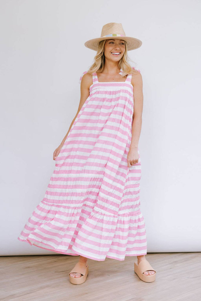 Duval Stripe Florence Dress