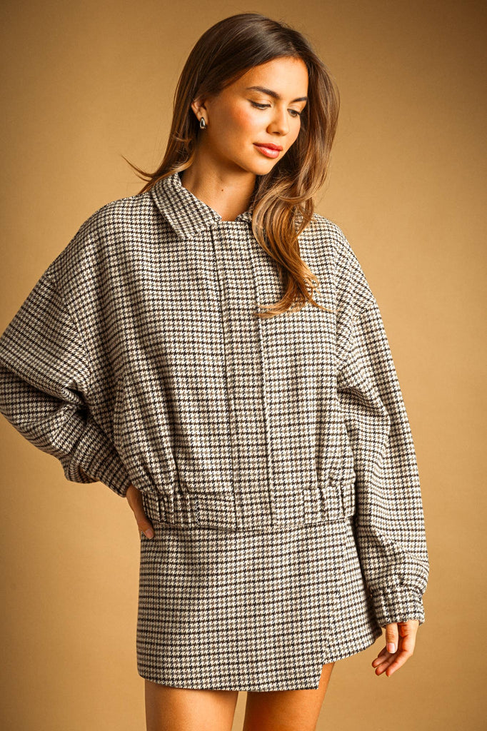 Gilly Houndstooth Jacket