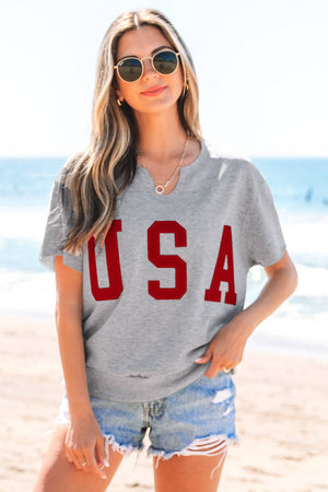 USA Patch Relaxed Fit Tee