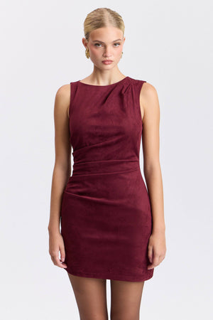 Victoria Ruched Mini Dress
