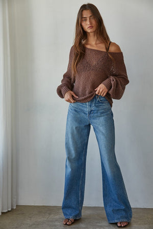 Dalia Slouchy Knit Sweater