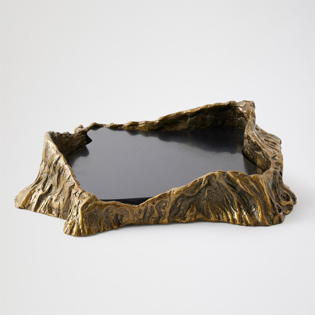 Sequoia Tray-Brass/Black
