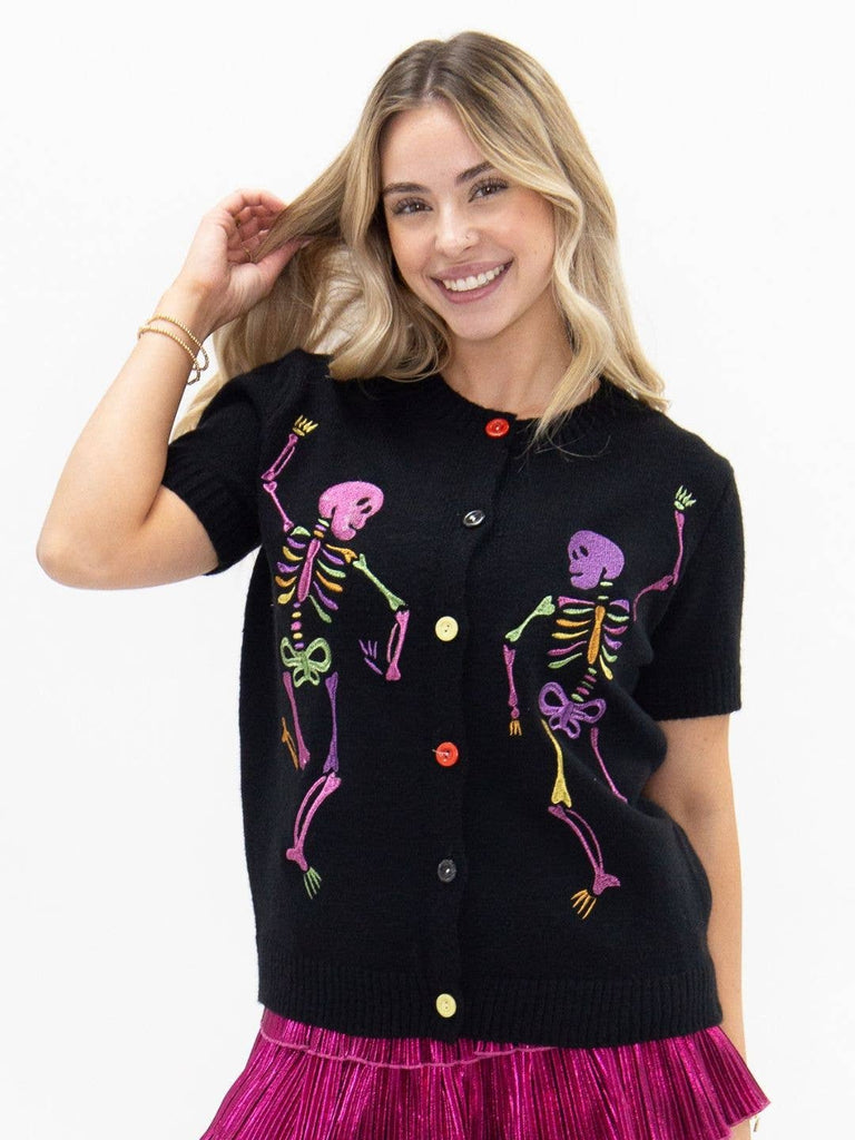 Dancing Skeletons Cardigan