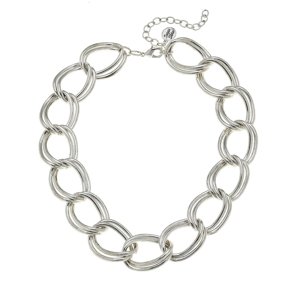 Smooth Silver Chain Necklace