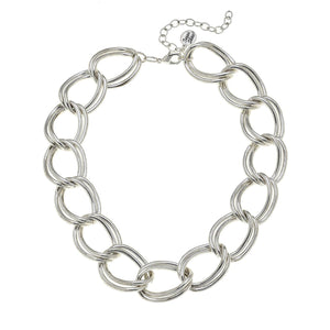 Smooth Silver Chain Necklace