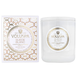 Suede Blanc 9.5oz Classic Candle