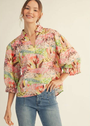 Havana Printed Top