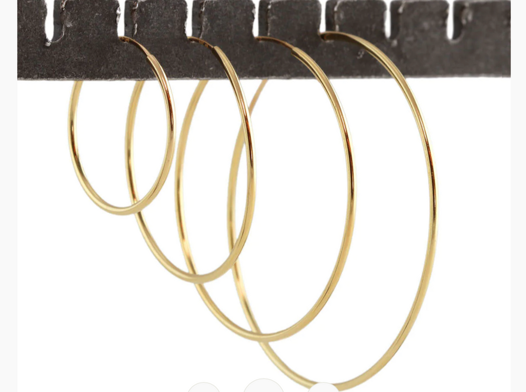 Featherweight Hoop Earrings - Gold-Filled