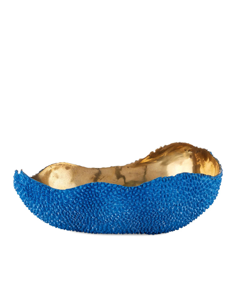 Jackfruit Oval Cobalt Blue Bowl