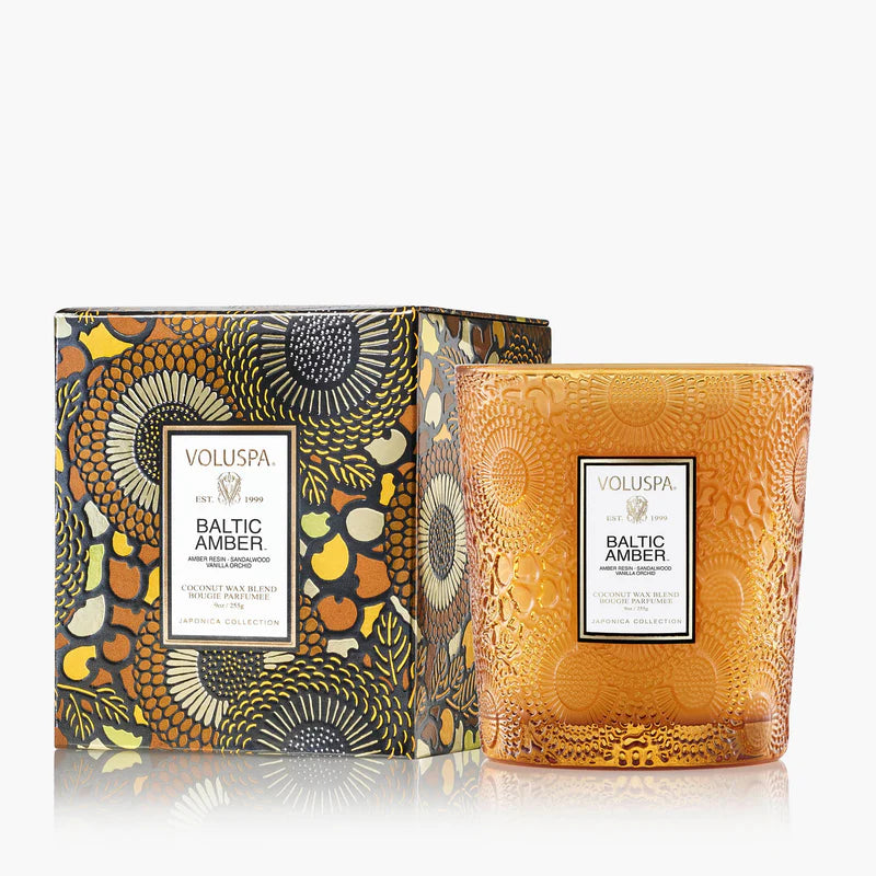 Baltic Amber 9oz Boxed Candle