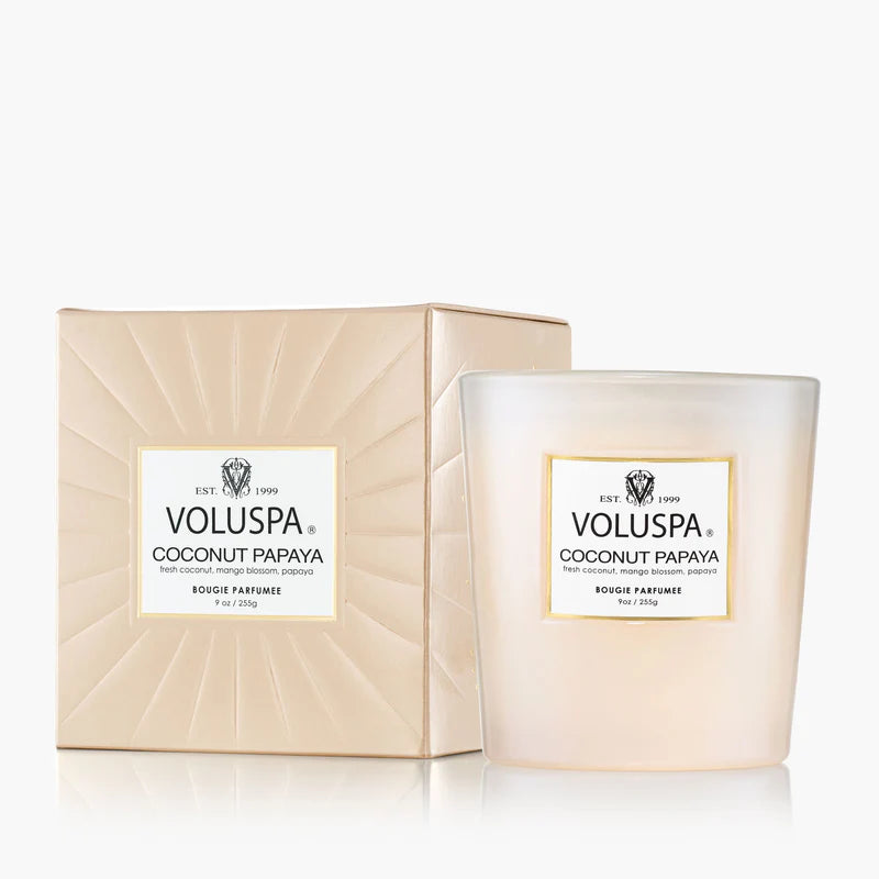 Coconut Papaya 9oz Boxed Candle