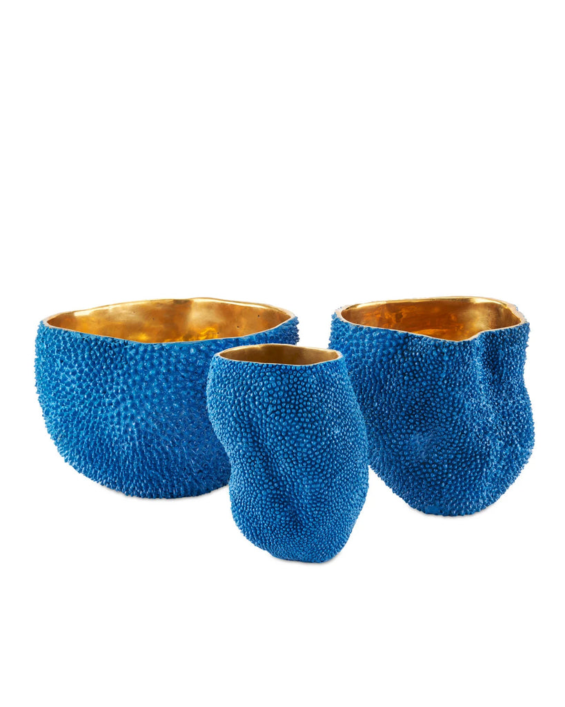 Jackfruit Small Cobalt Blue Vase