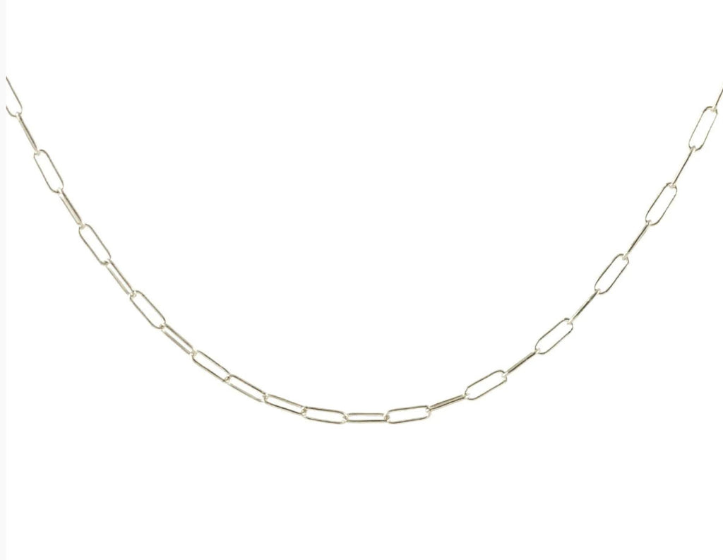 Thin Drawn Cable Chain Necklace