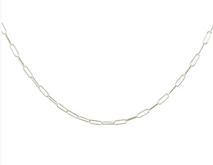 Thin Drawn Cable Chain Necklace