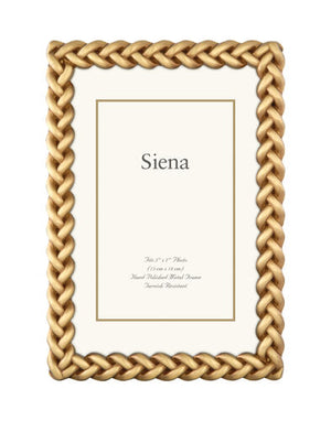 Braid Cast Metal Frame, Gold