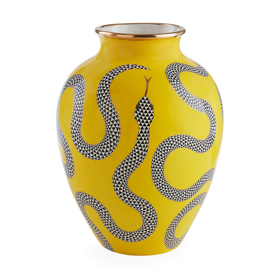 Yellow Eden Urn Vase