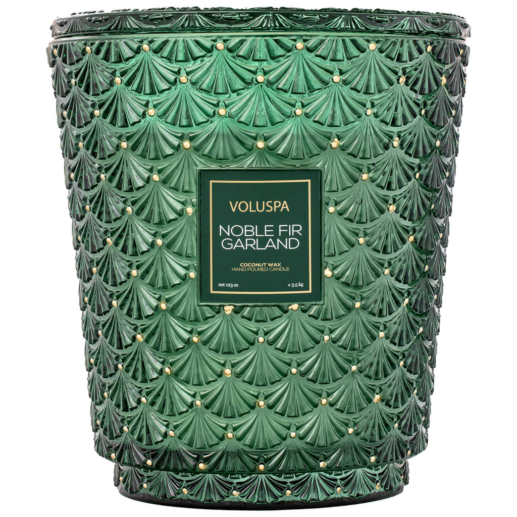 Noble Fir Garland 5 Wick Hearth