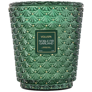 Noble Fir Garland 5 Wick Hearth