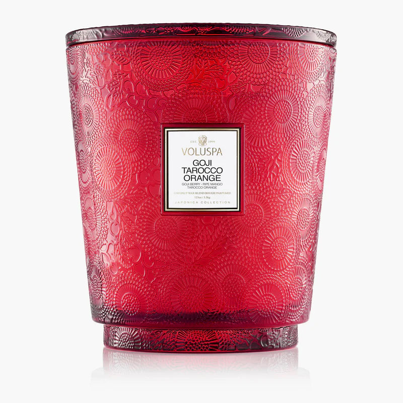 Goji Tarocco Orange 5-Wick Hearth Candle