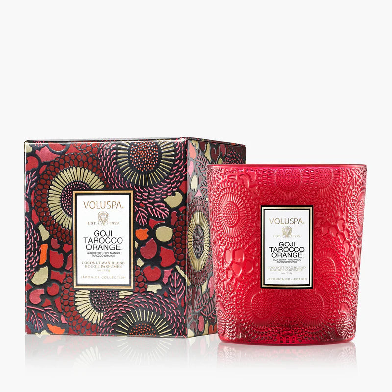 Goji Tarocco Orange 9oz Boxed Candle
