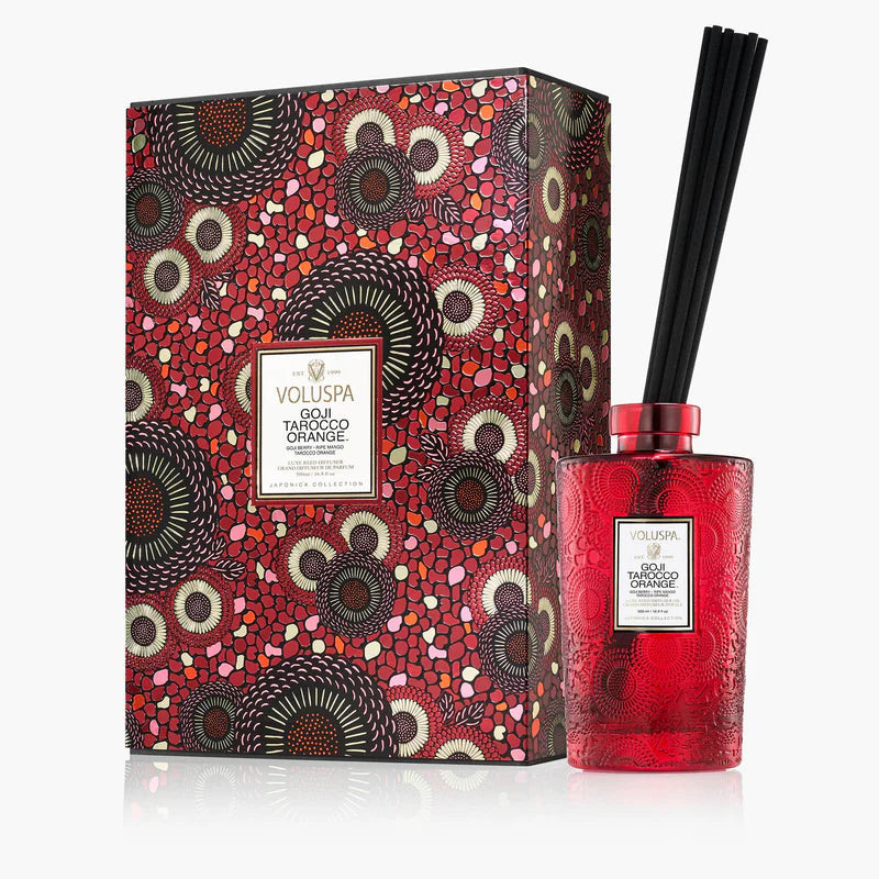 Goji Tarocco Orange Luxe Reed Diffuser