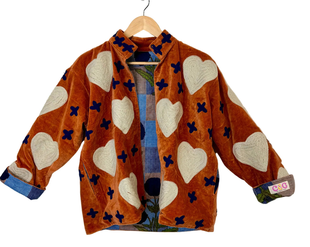 Canyon Bloom Velvet Jacket