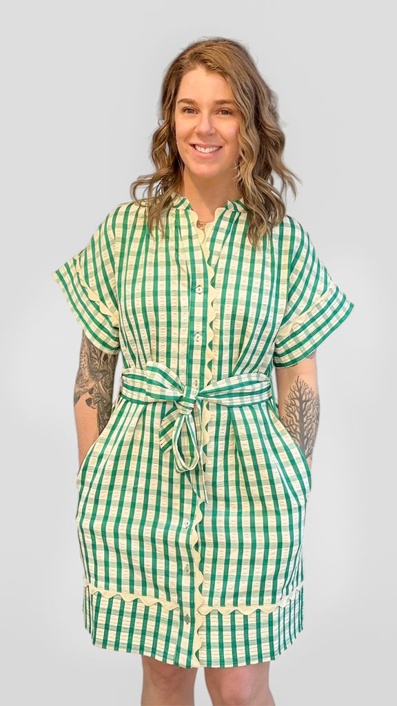 Eliza Gingham Dress