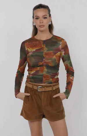 Heart Beats Mesh Top