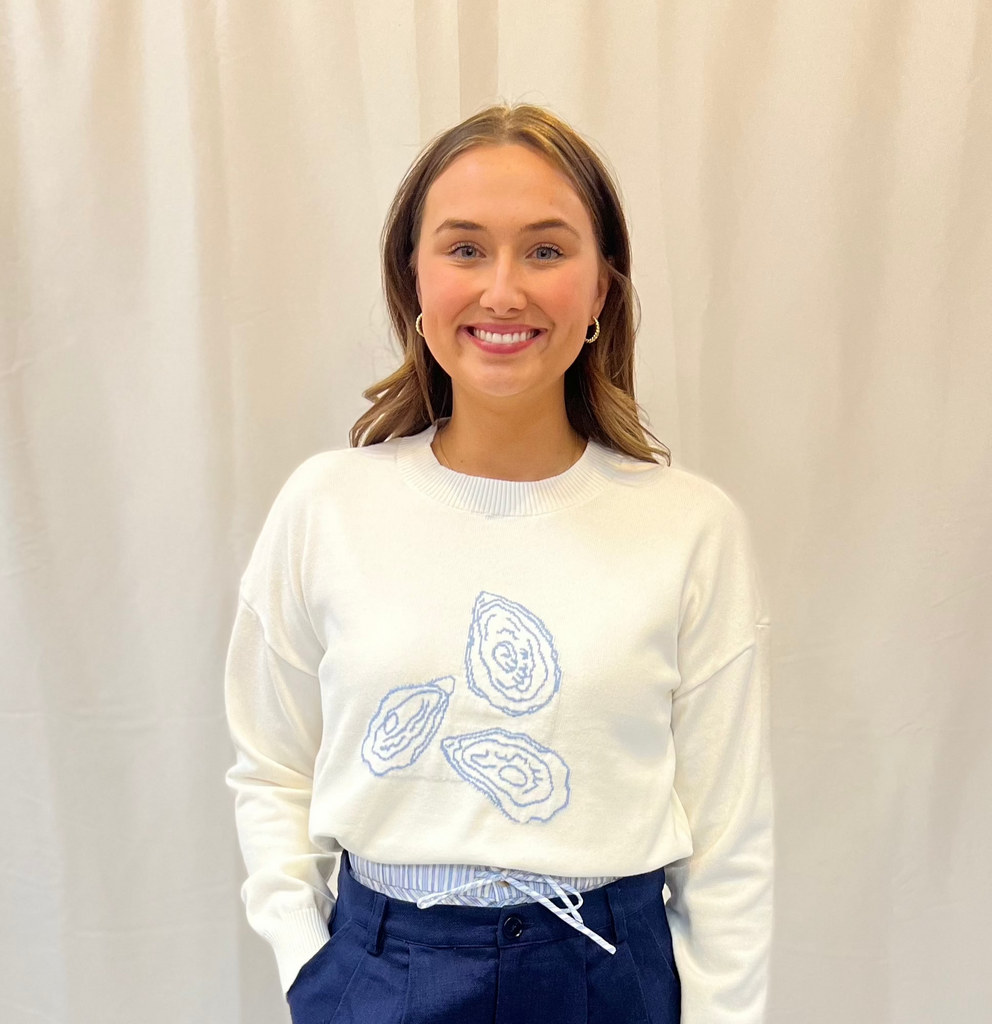 Oyster Motif Sweater