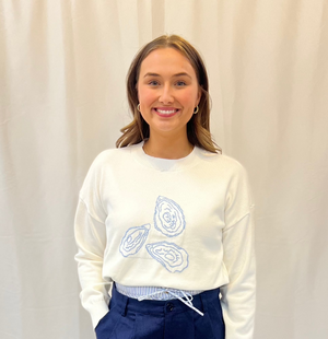 Oyster Motif Sweater