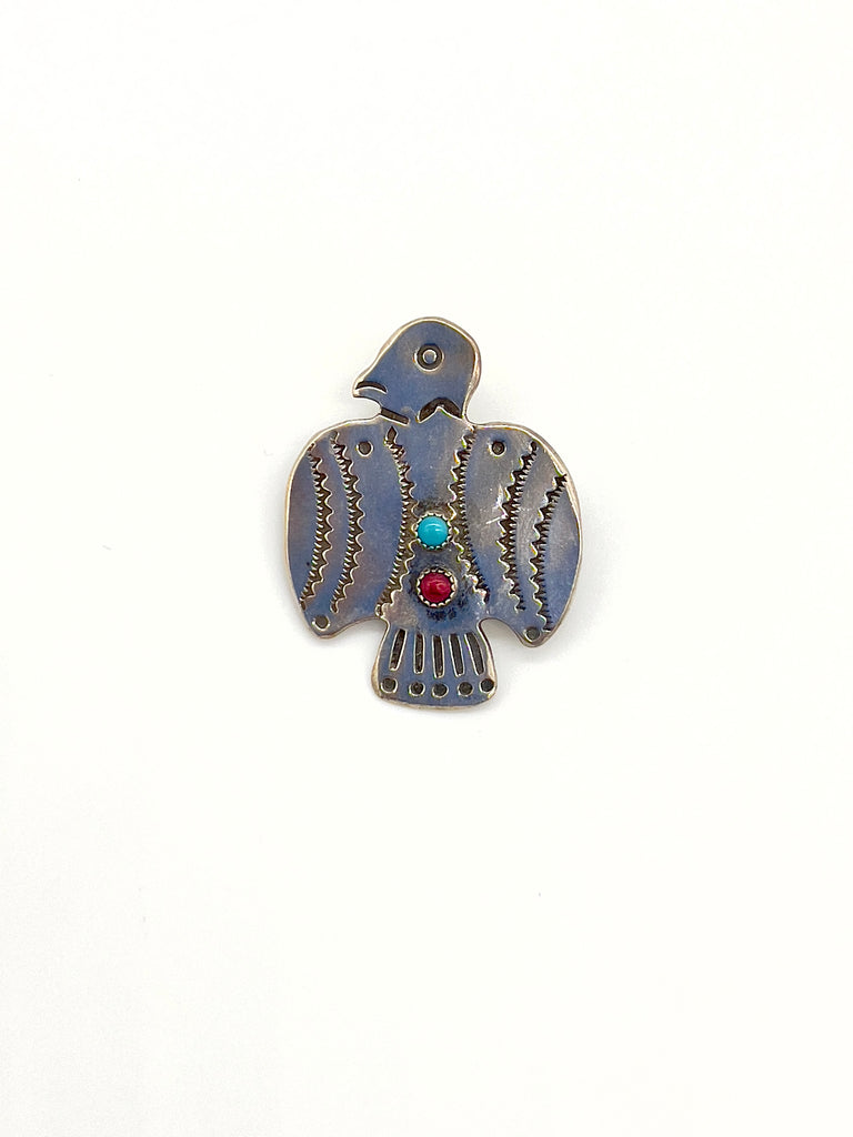 Two-Stone Bird Pin