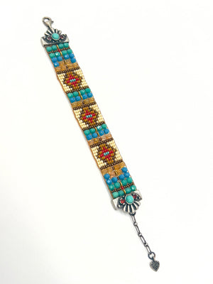 Sierra Gem Tips Chili Rose Bracelet