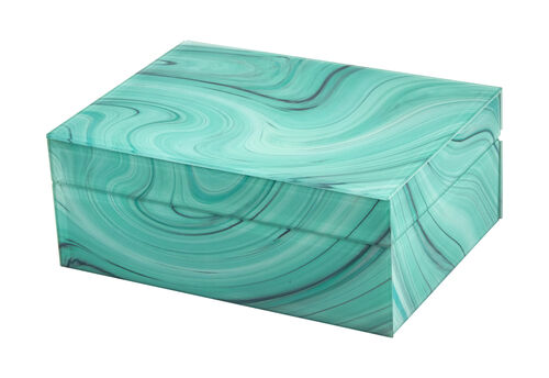 Jewelry Box Marble Turquoise