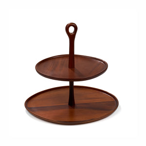 Portables Wood Tiered Server