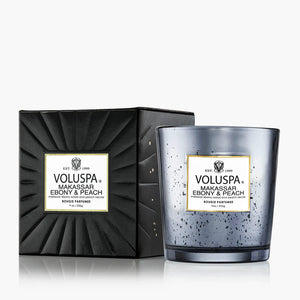 Makassar Ebony & Peach 9oz Boxed Candle
