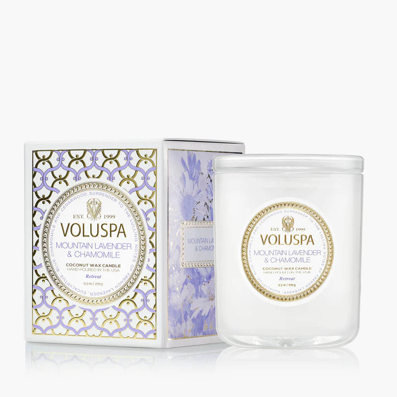 Mountain Lavender & Chamomile 9.5oz Boxed Canle