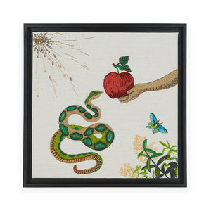Muse Snake & Apple Beaded Wall Art