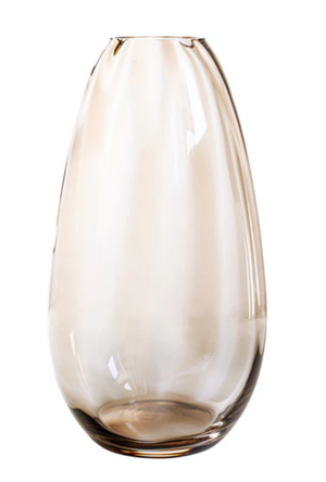 Bolla Glass Tortoiseshell Medium Pleated Vase