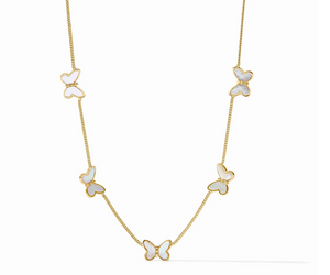 Papillon Delicate Station Necklace
