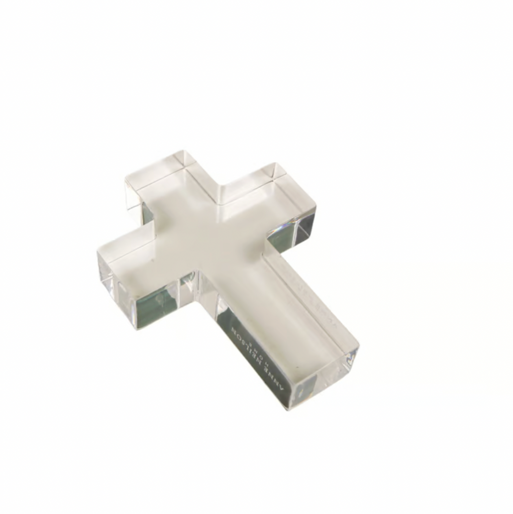 Small Cross Acrylic Weight