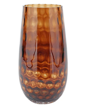 Bolla Glass Tortoiseshell Medium Pebbled Vase