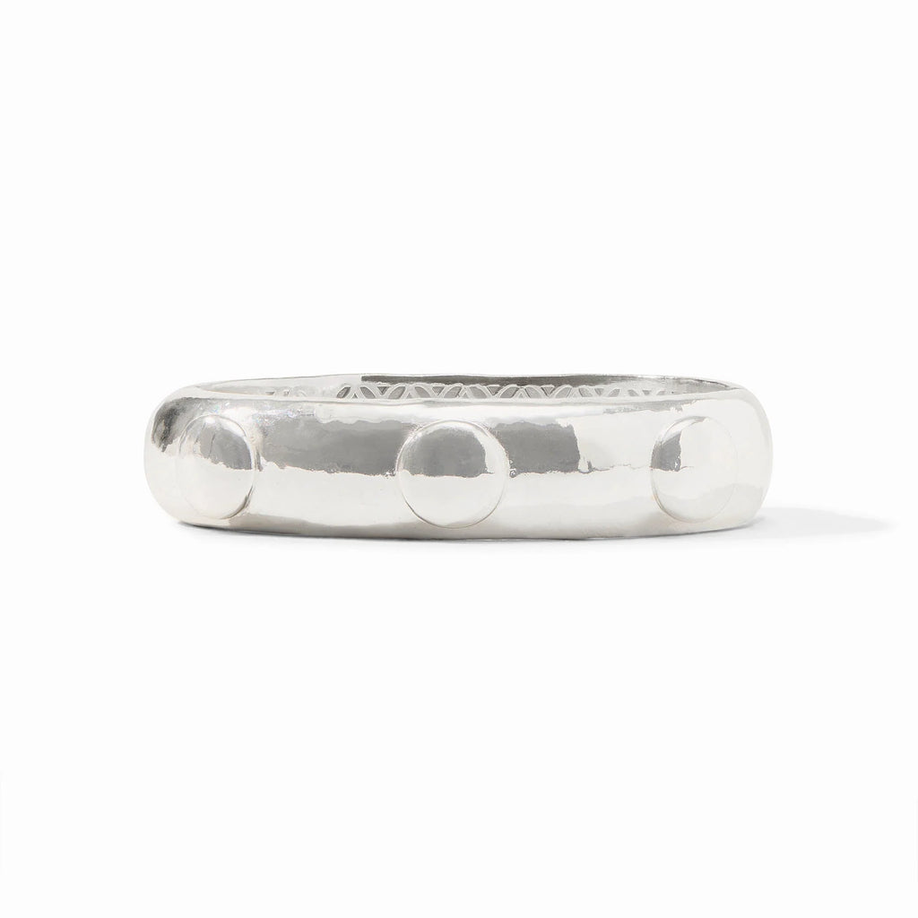 Solara Hinge Bangle - Silver