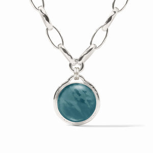 Solara Statement Necklace - Silver