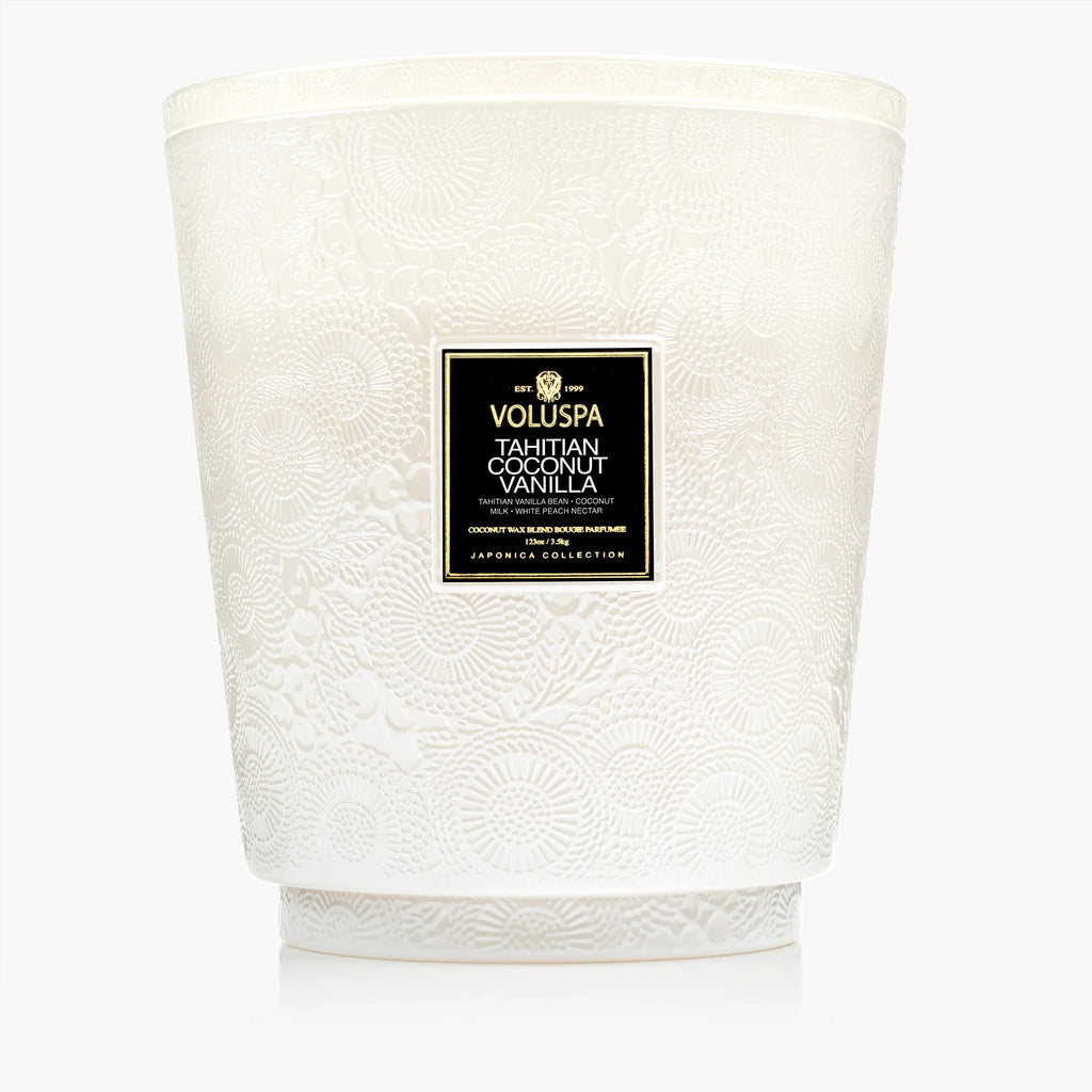 Tahitian Coconut Vanilla 5W Hearth Candle