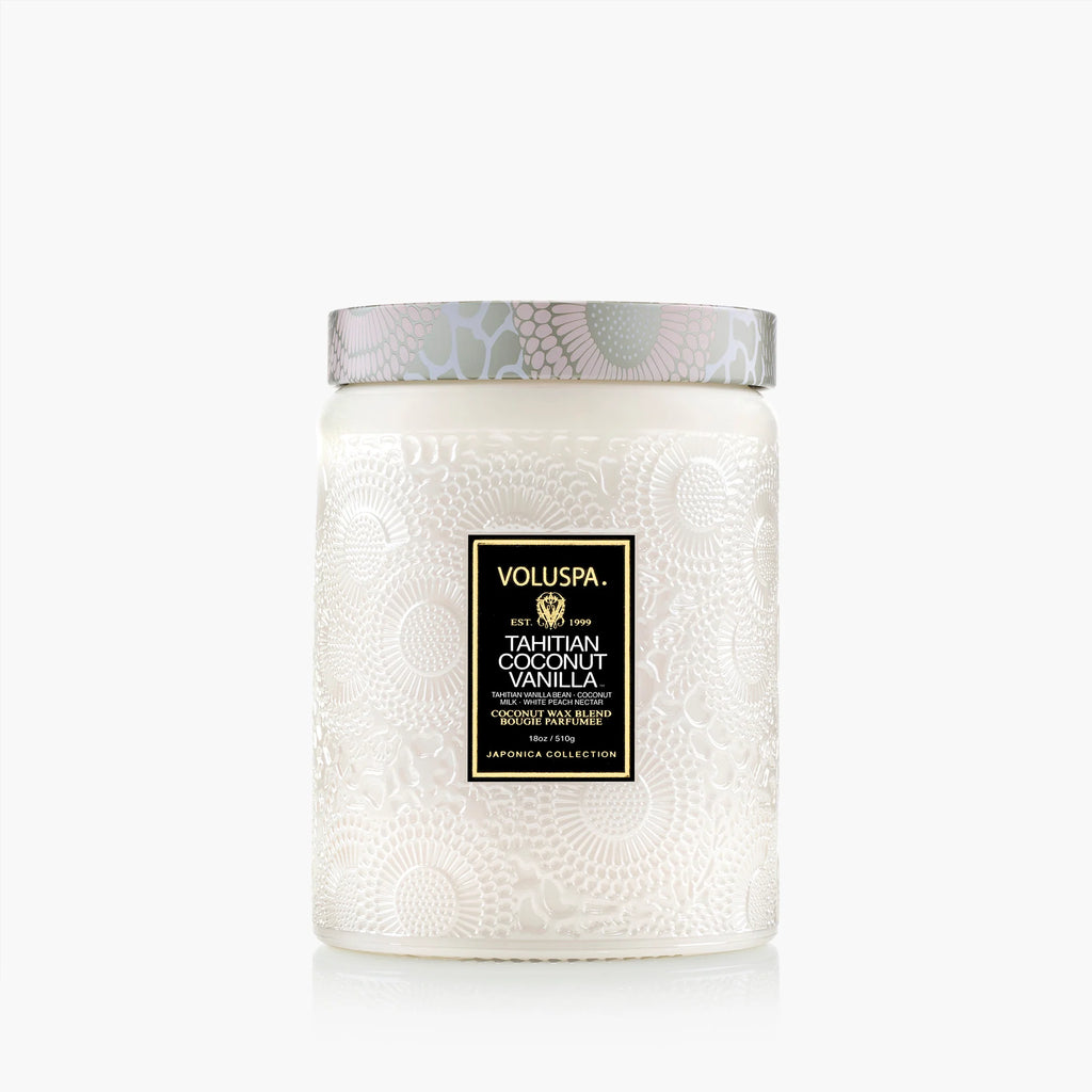 Tahitian Coconut Vanilla 18oz Candle