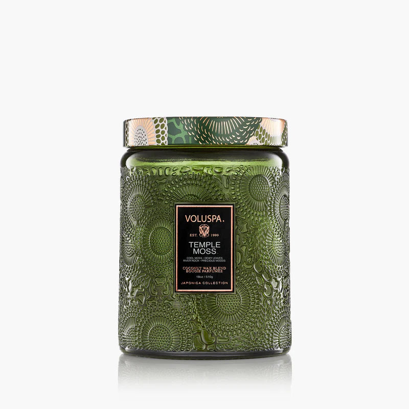 Temple Moss 18oz Jar Candle