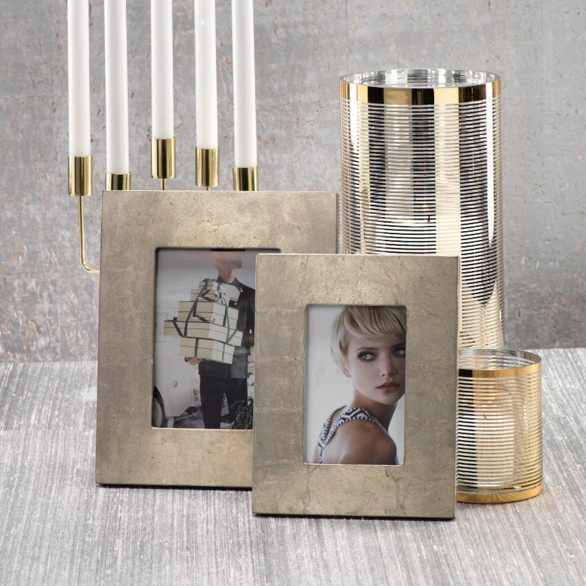 Silver Leaf Photo Frame